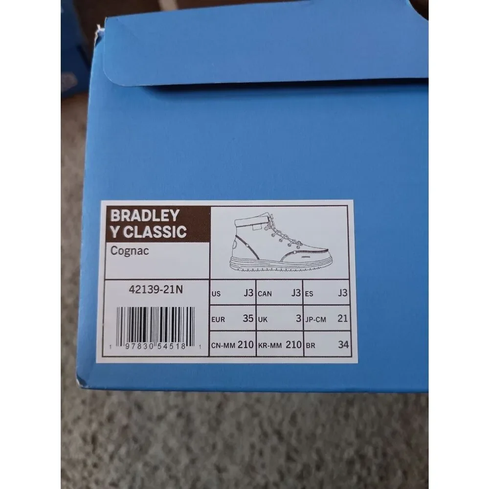 Hey Dude Bradley Youth Boys Classic Boots Grade School MultSize BRAND NEW IN BOX